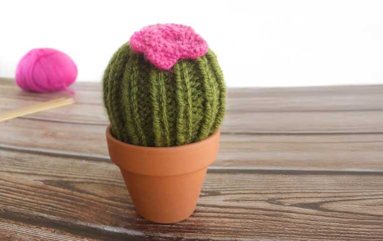 Knitted Cactus - Easy Knitted Gift