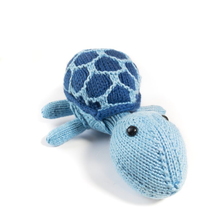 Blue Sheldon Turtle from Knit Picks