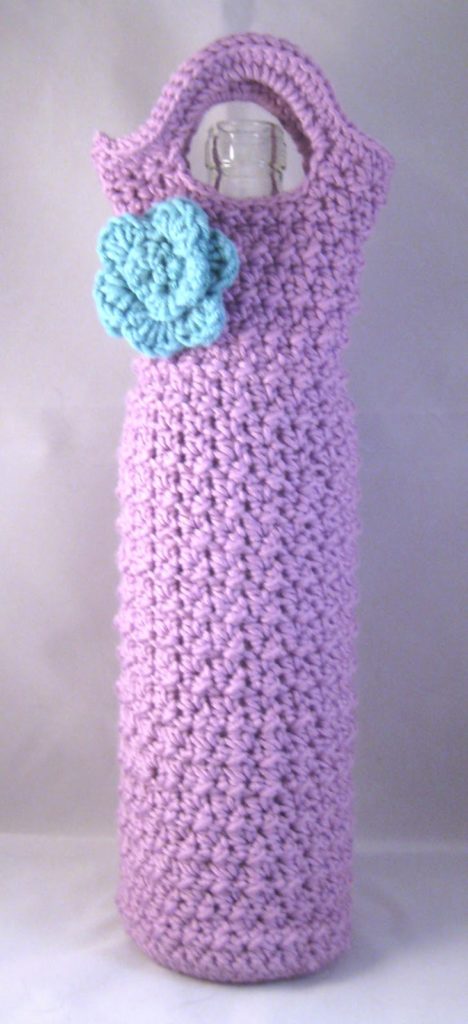 Crocheted Wine Tote