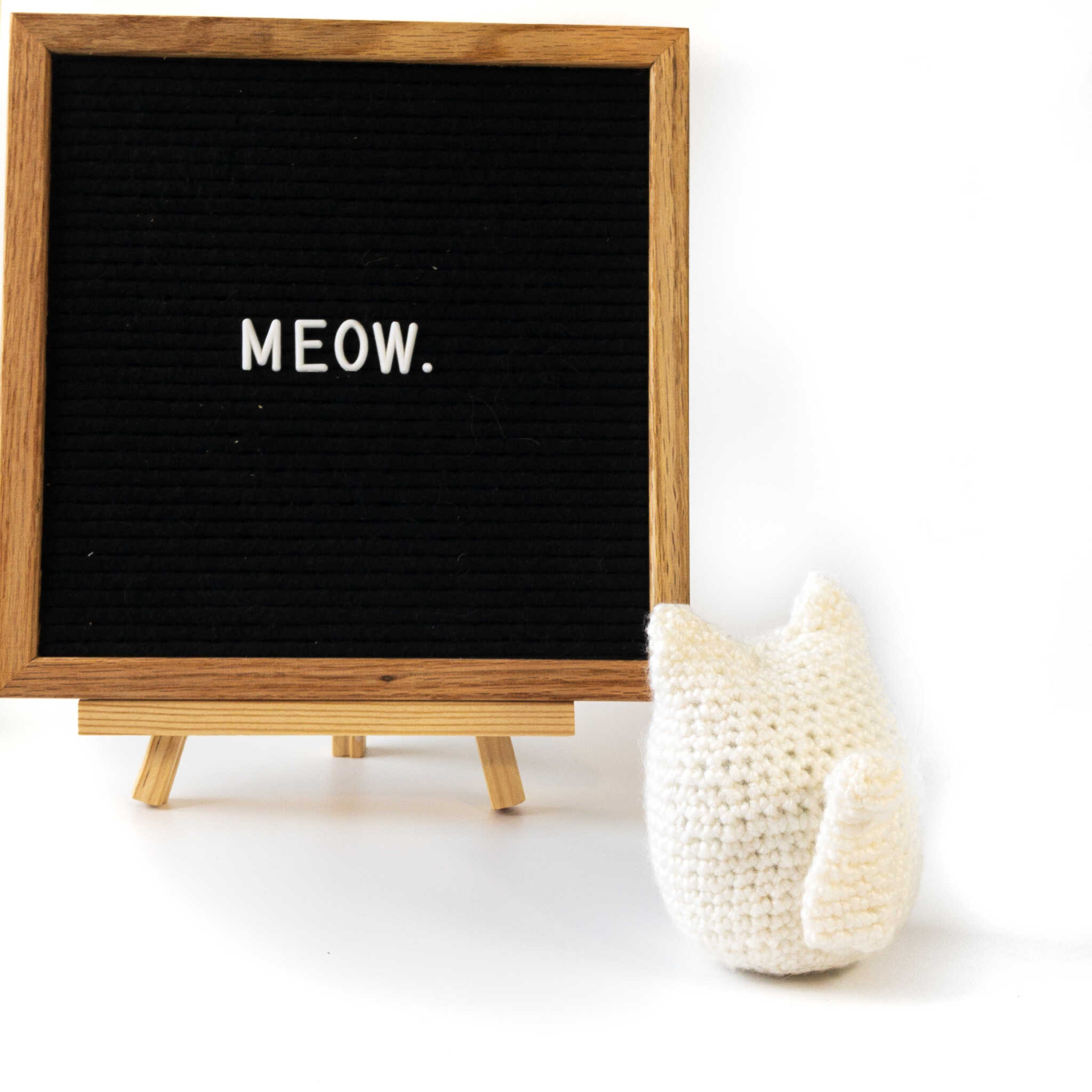 Simple Crocheted Cat