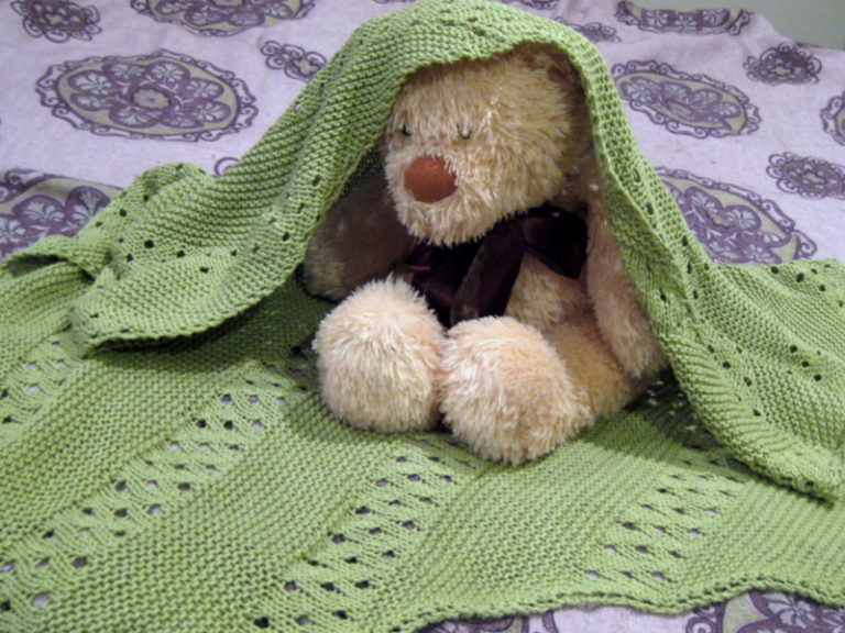 Green Baby Blanket