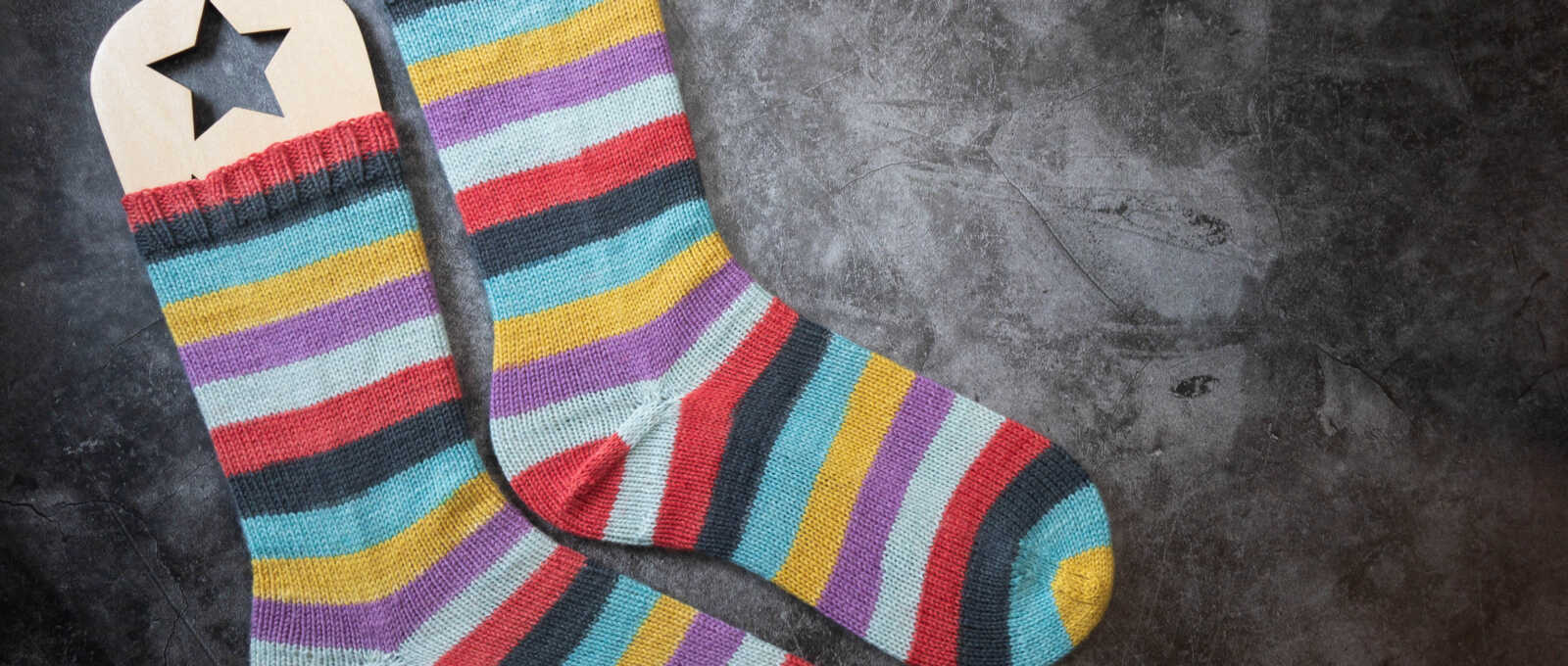 Striped Handknit Socks