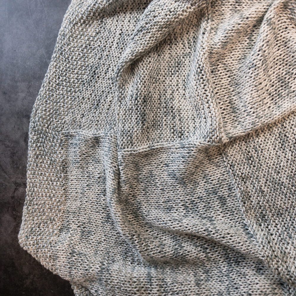 Big Bad Baby Blanket: New Yarn, Old Pattern