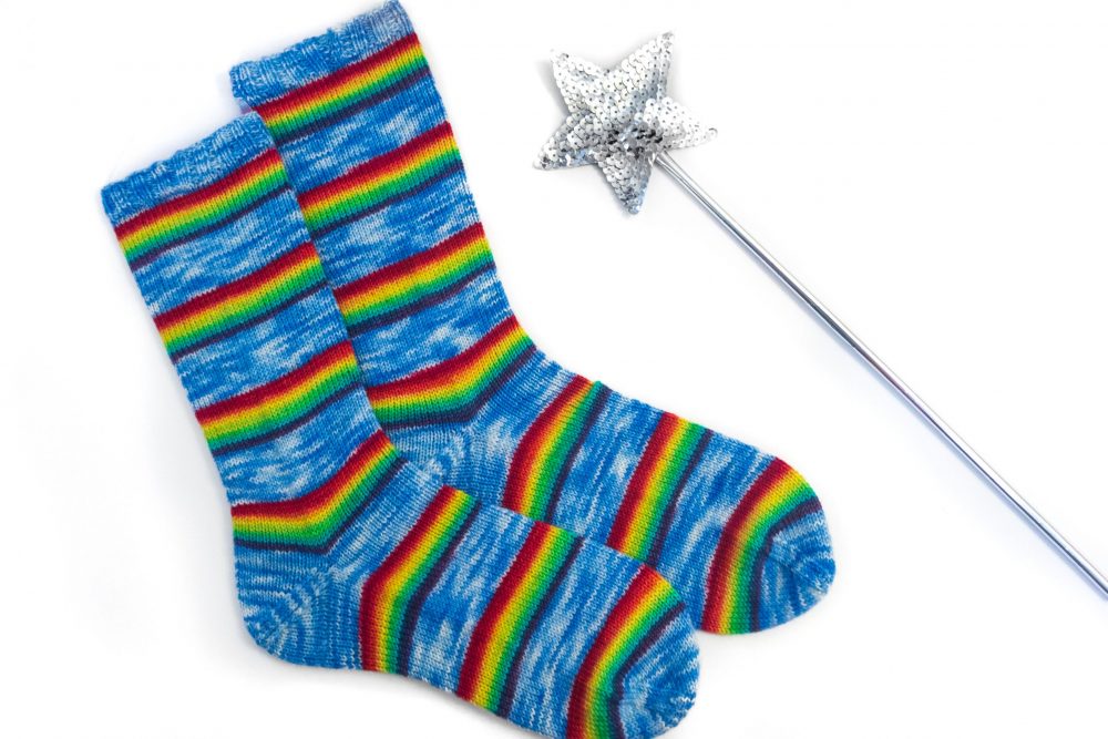 Magic wand with socks