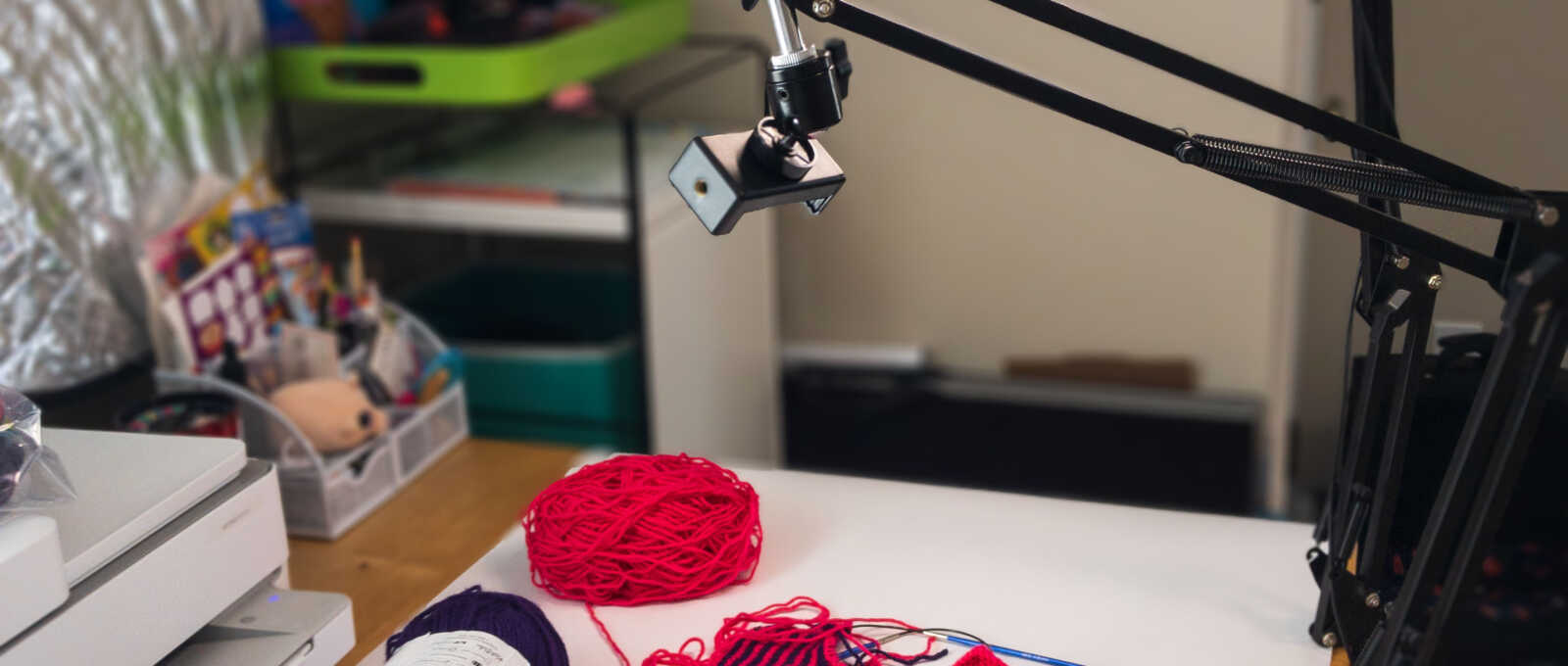 Knitting Flat Lay Backgrounds