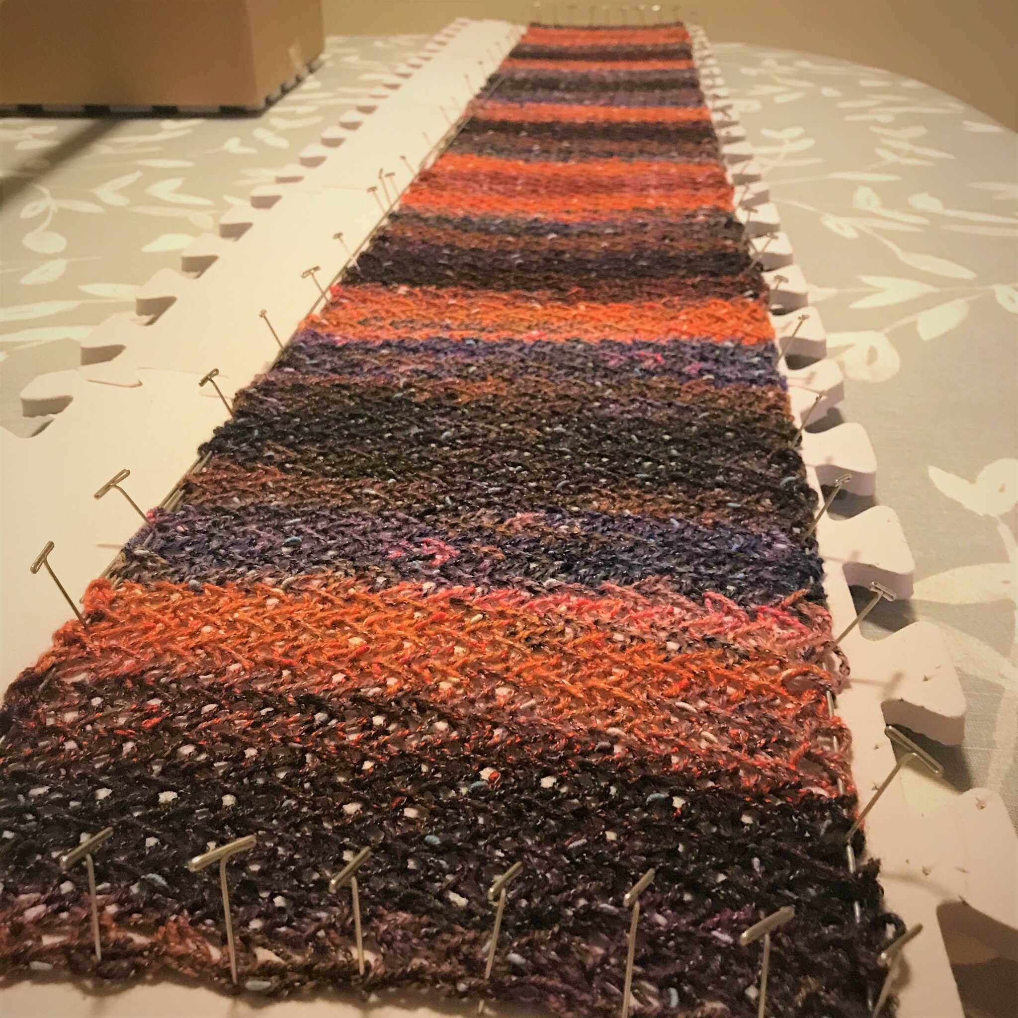 My So Called Scarf Blocking