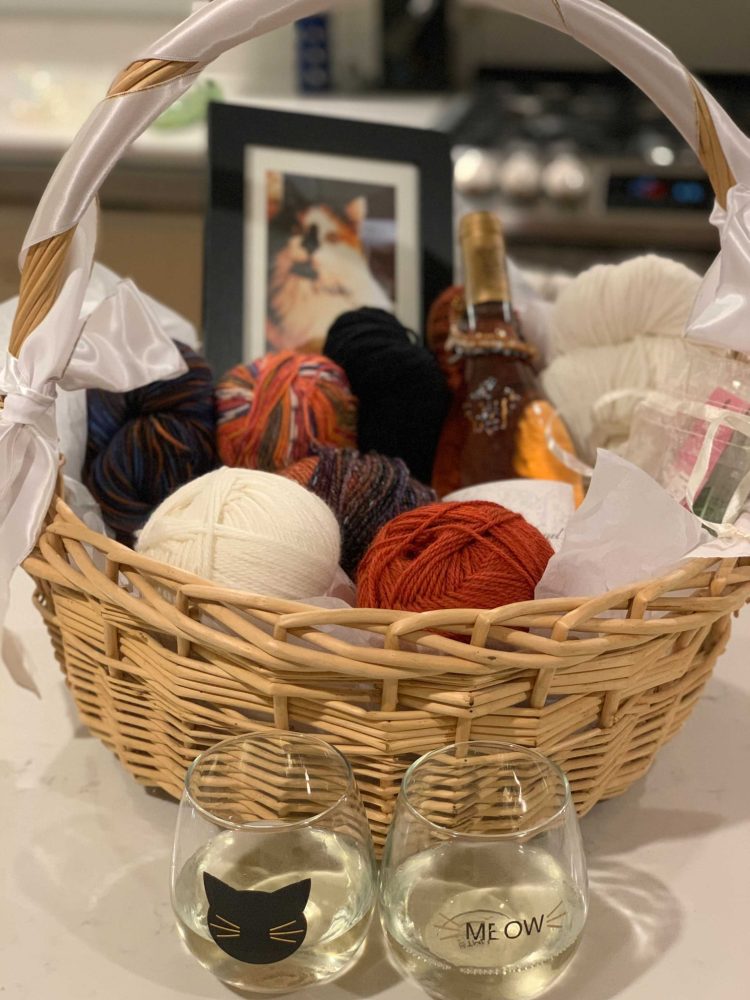 yarn gift basket