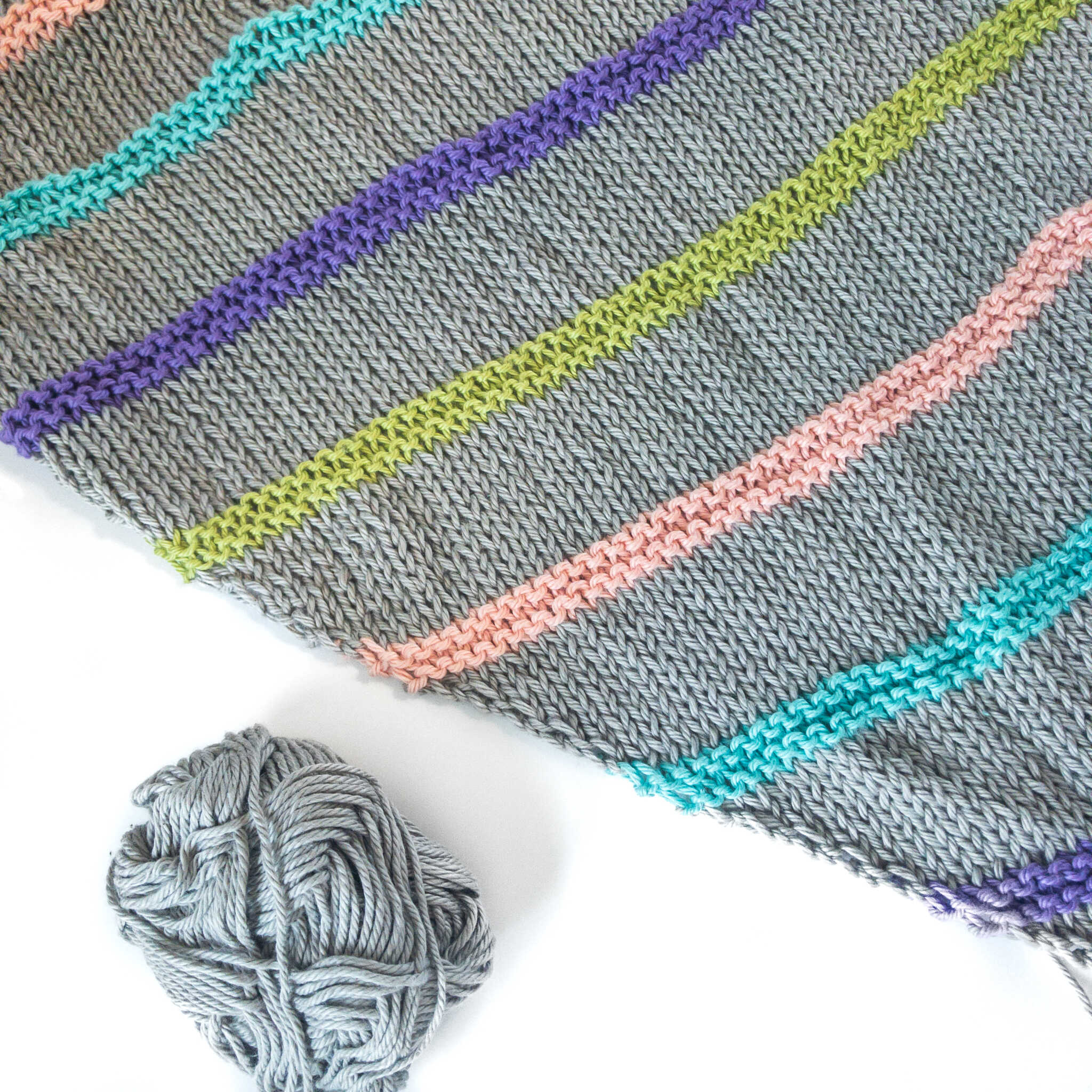 Corner to Corner Knitted Blanket
