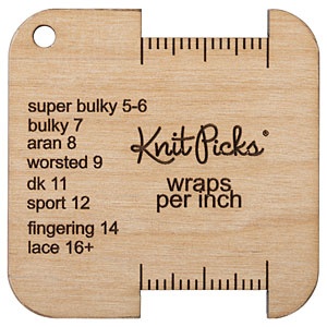 Mini WPI Tool for Knitting - Stocking Stuffer for Knitters