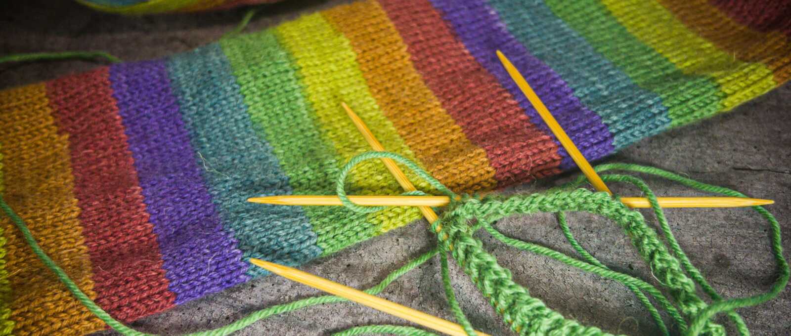 Knit Picks Felici Rainbow Socks