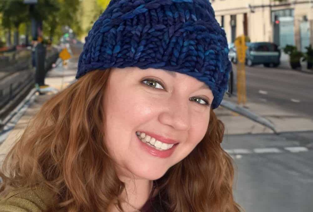 Sidewinder Beanie - Knitted Hat Using Malabrigo Rasta