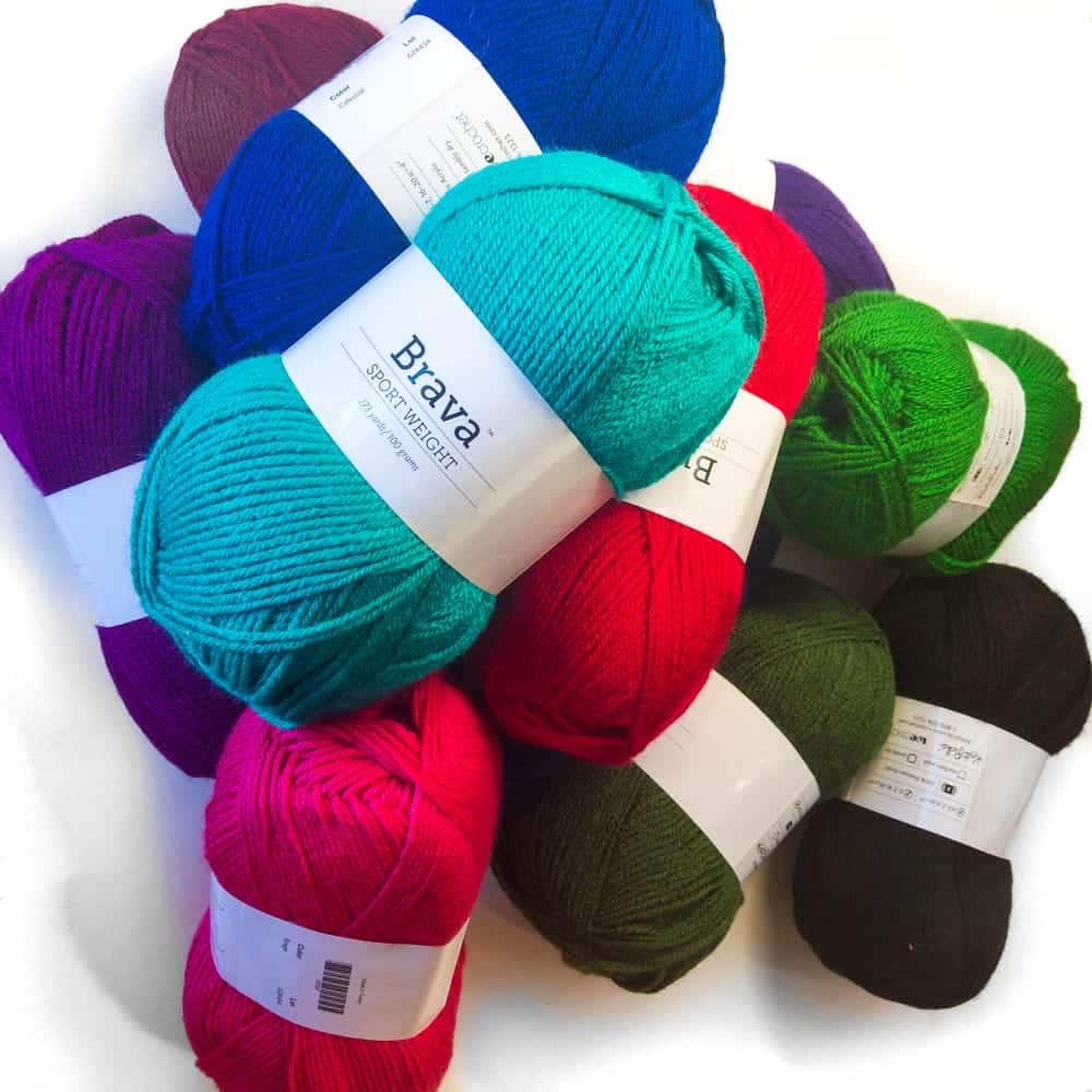 Knit Picks Brava Yarn for Hue Shift Afghan