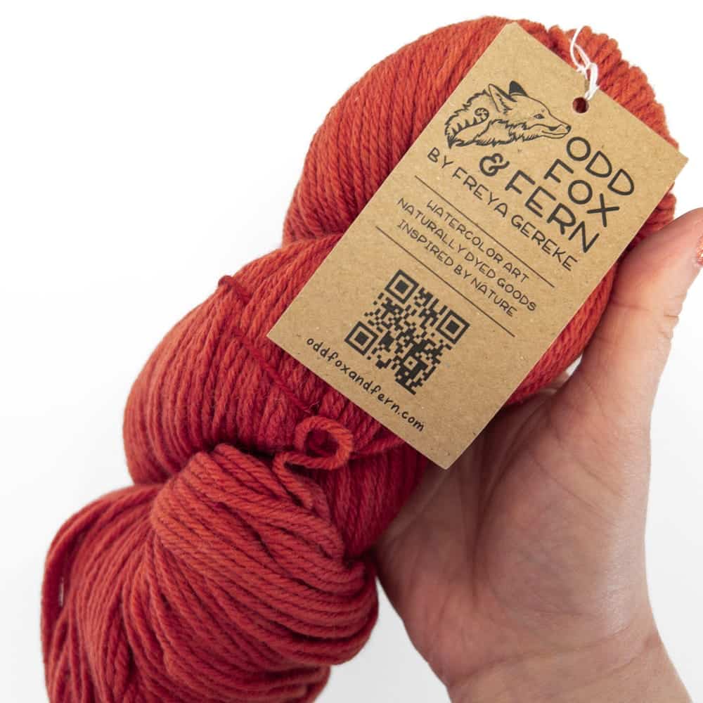Fox and Fern Yarn Oregon Natural Dyed