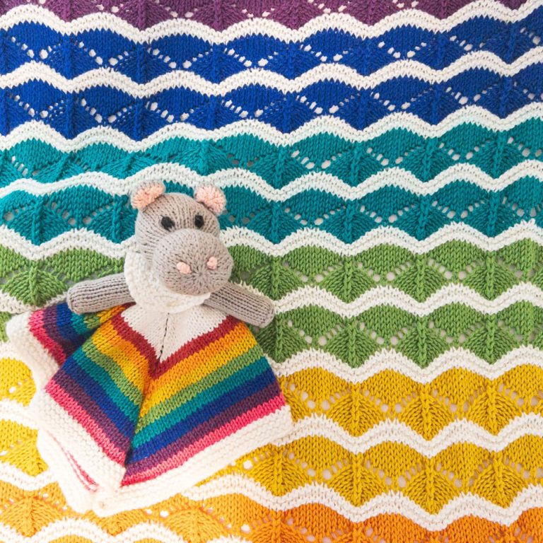 Rainbow Baby Lovey Pattern Knitting