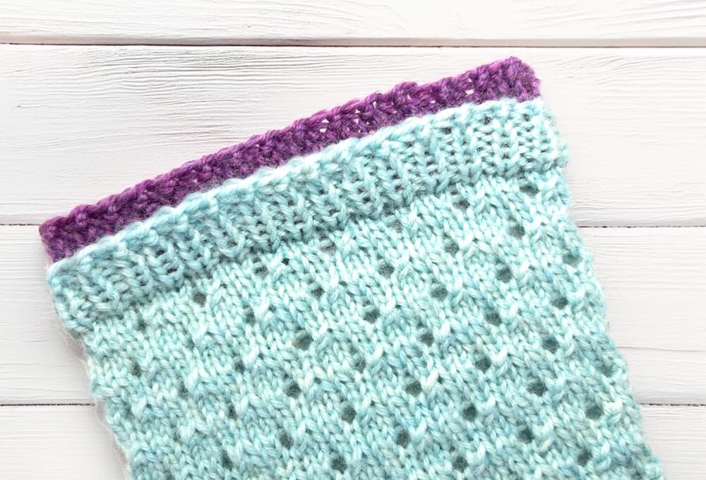 Sock Knitting Double Cuff