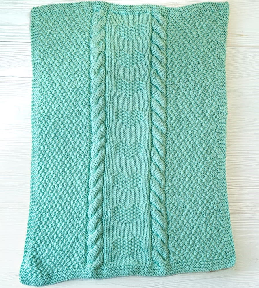 Knitted Stroller Blanket Baby Blanket Free Pattern