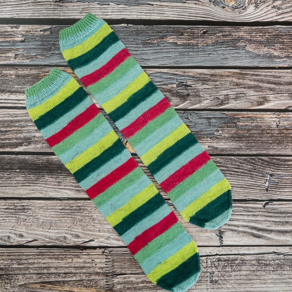 Knitted Sock Tubes