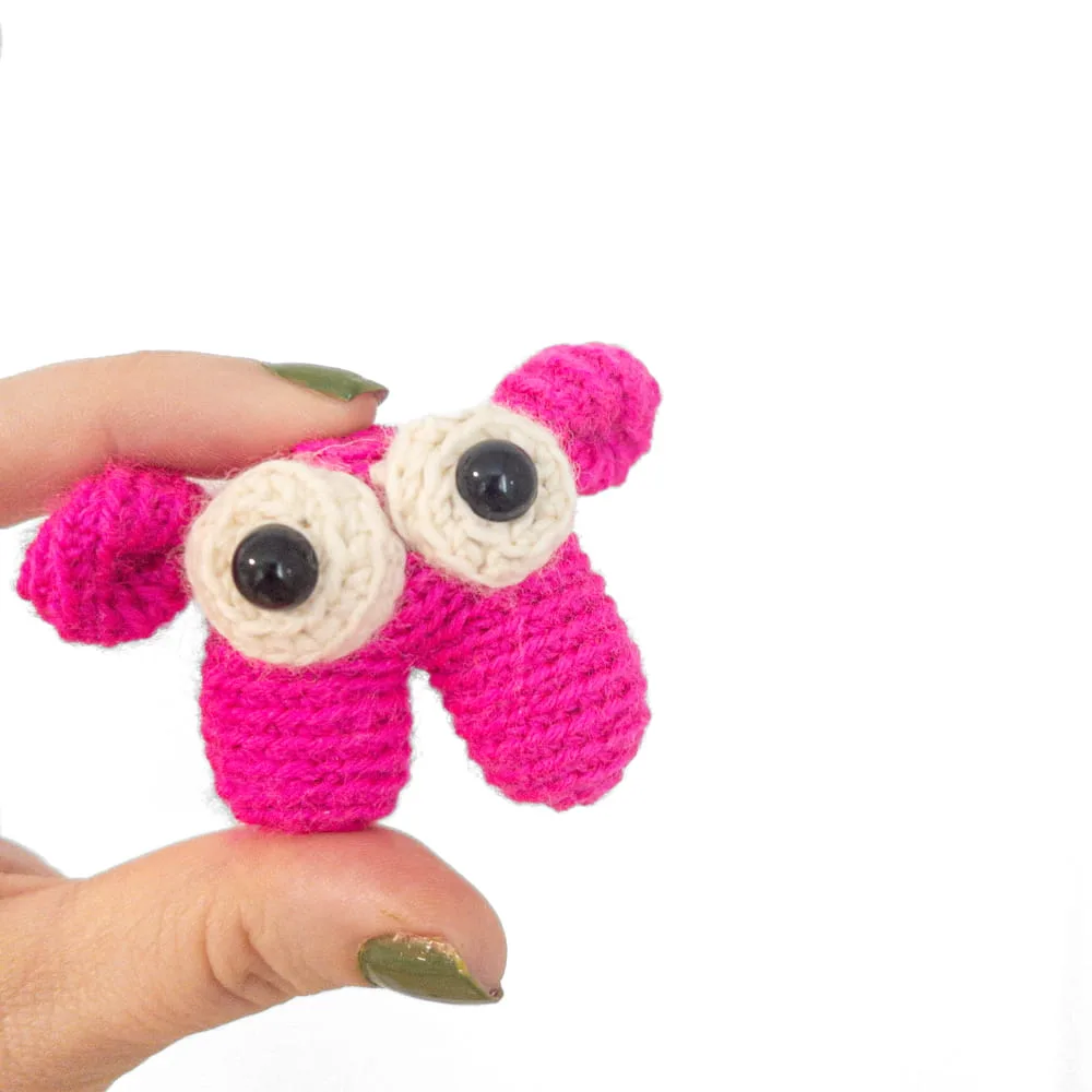 Crocheted Pocket Monster - Sock Yarn Amigurumi