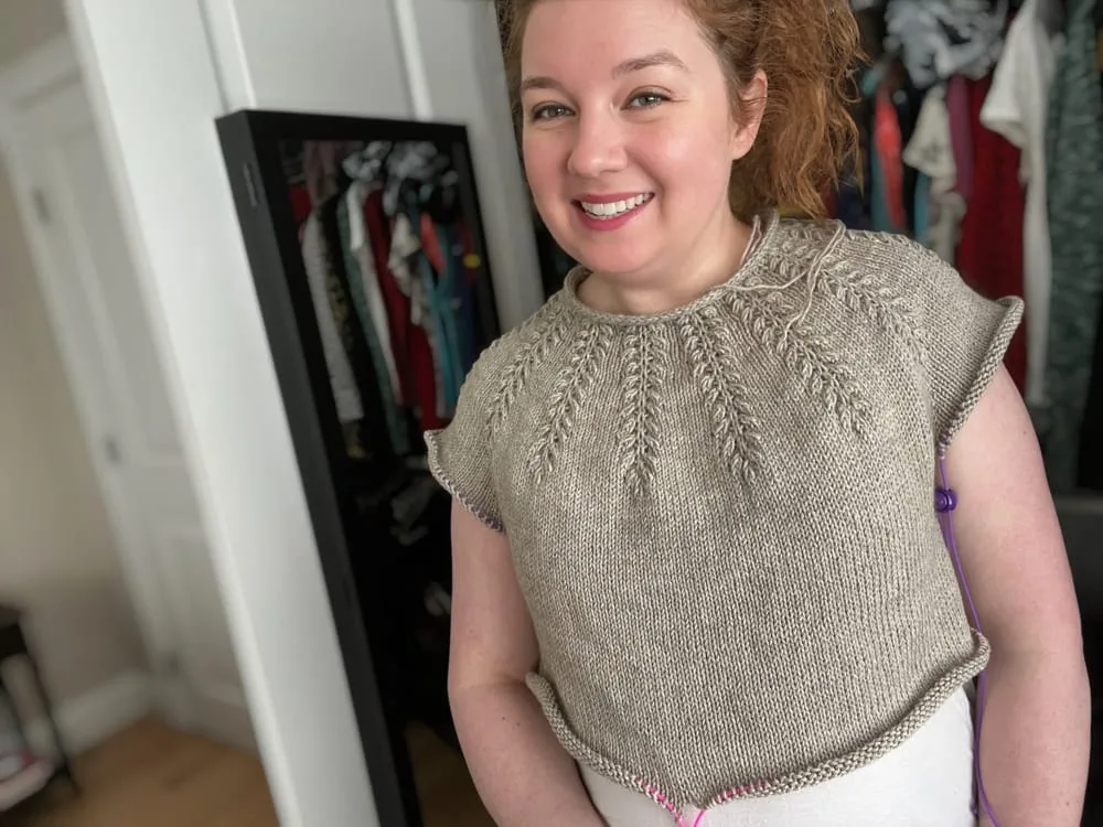 Checking Sweater Fit