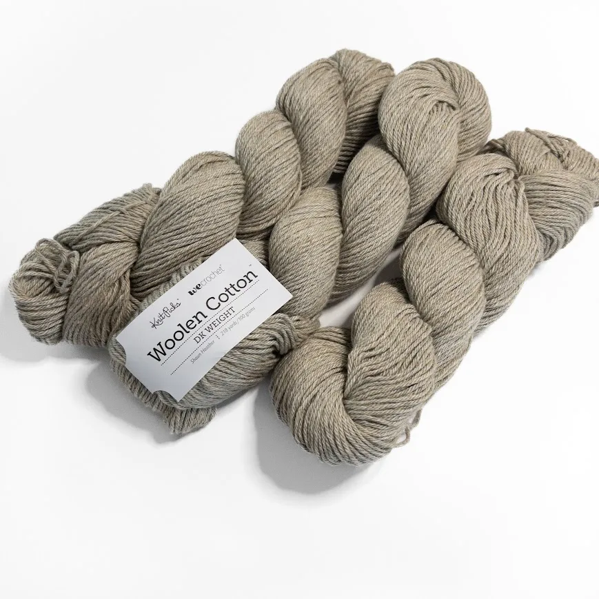 Woolen Cotton Yarn in Shaun Heather