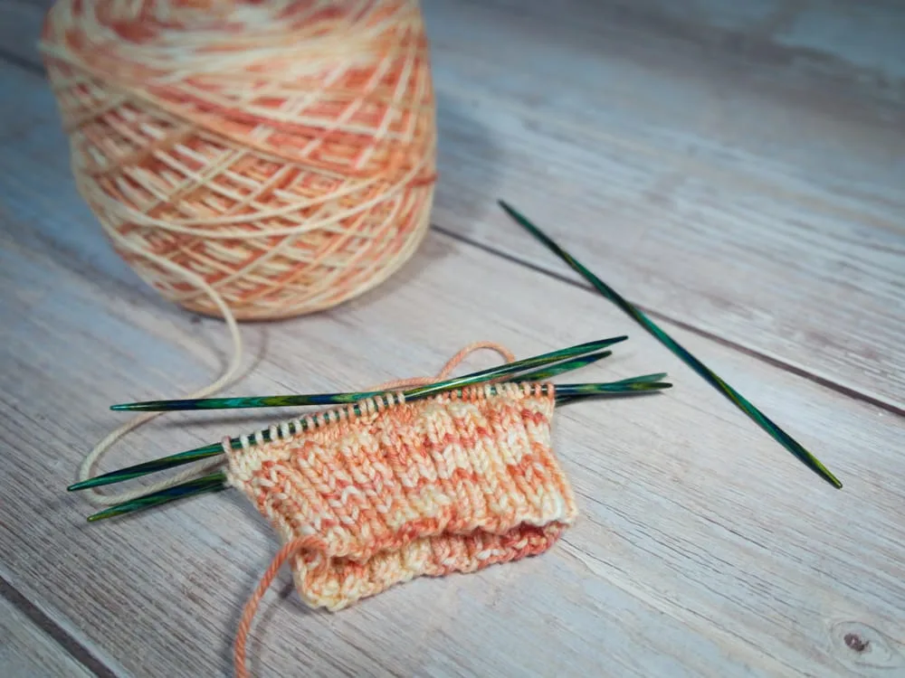 Sock Knitting on DPNs