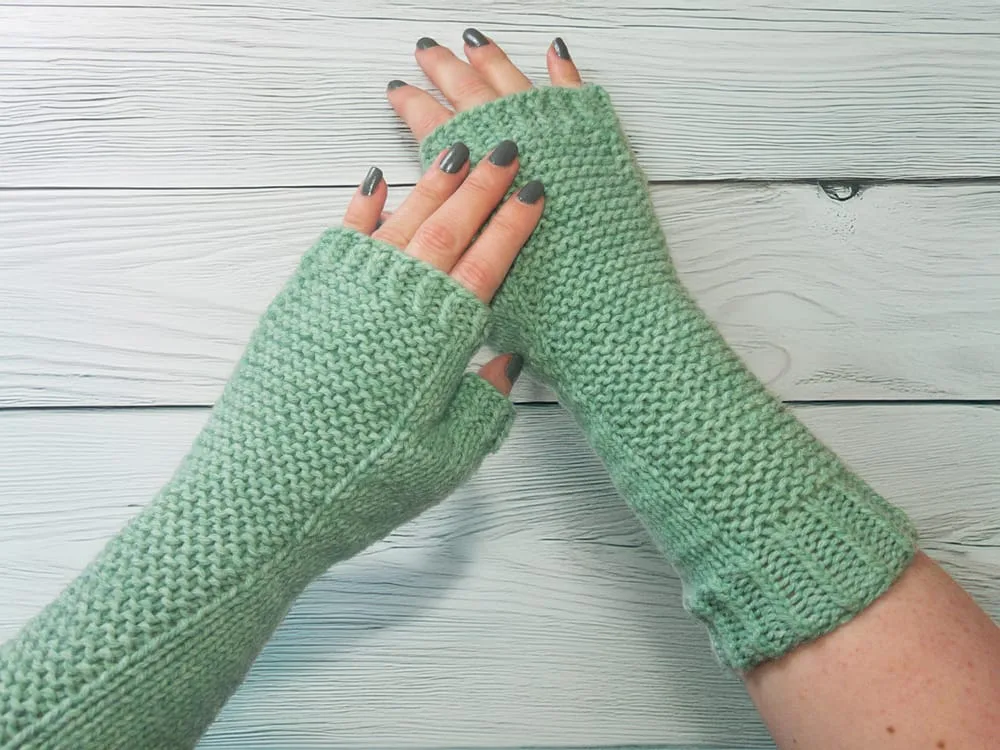 Masonry Mitts - easy fingerless mitts