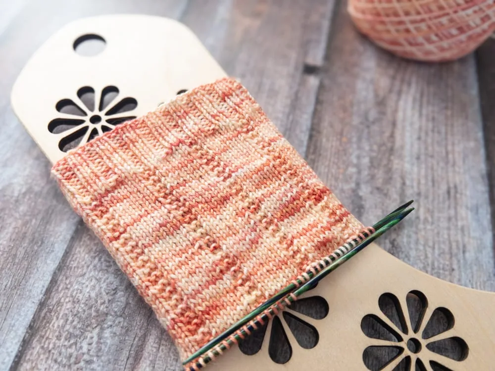 Sock Knitting Broken Rib Pattern