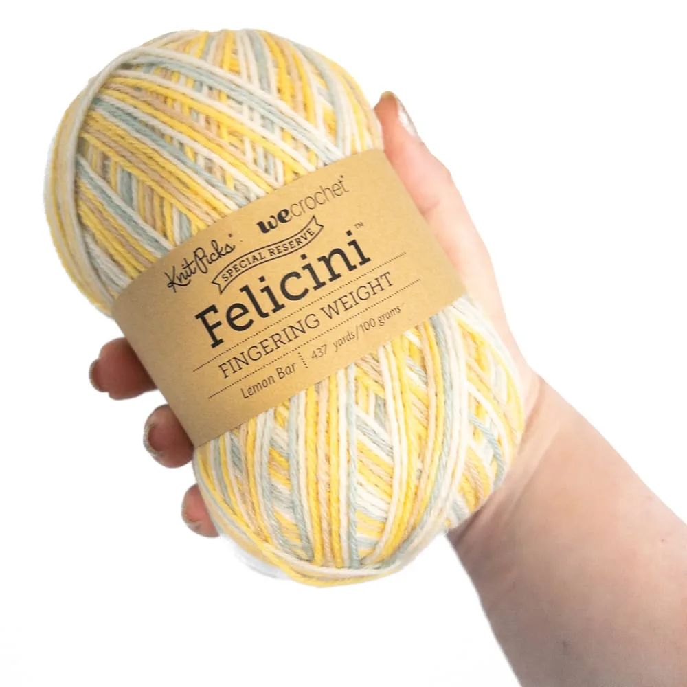 Knit Picks Felicini in Lemon Bar