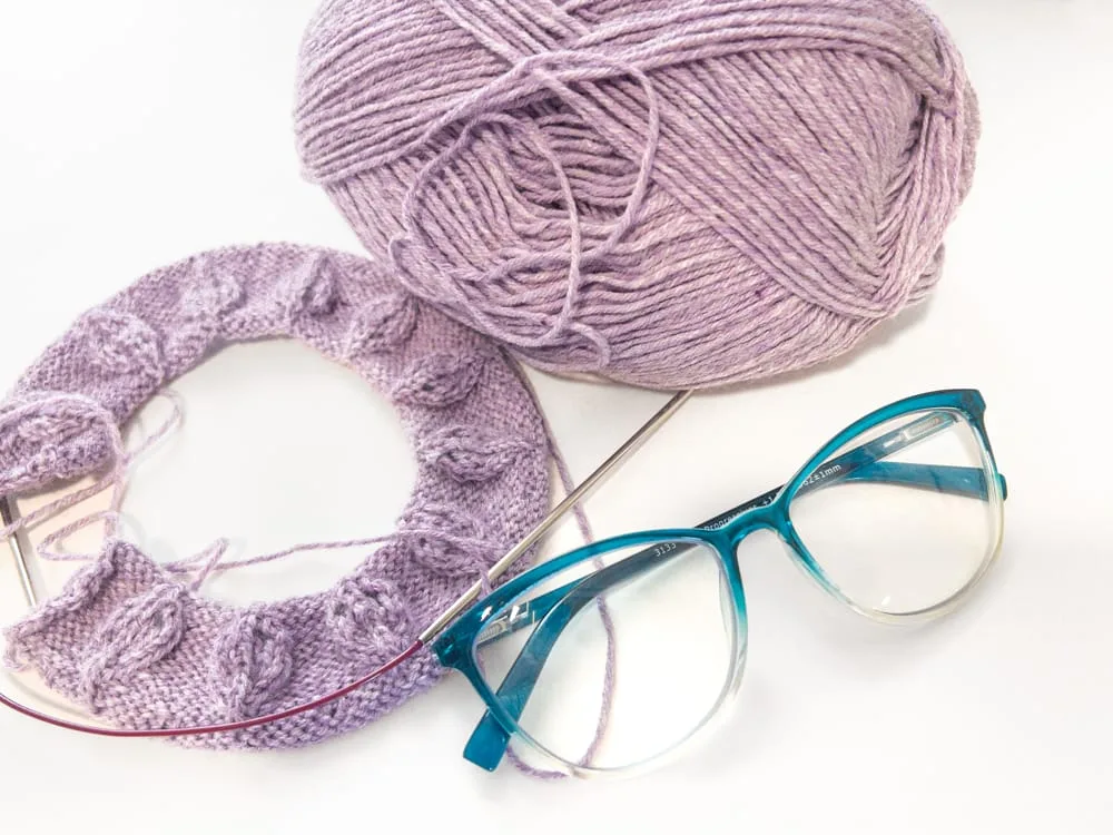American Girl Doll Cardigan WIP