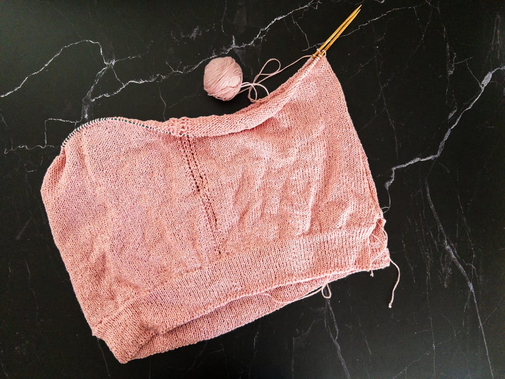 Take Wing Shell Knitting Project